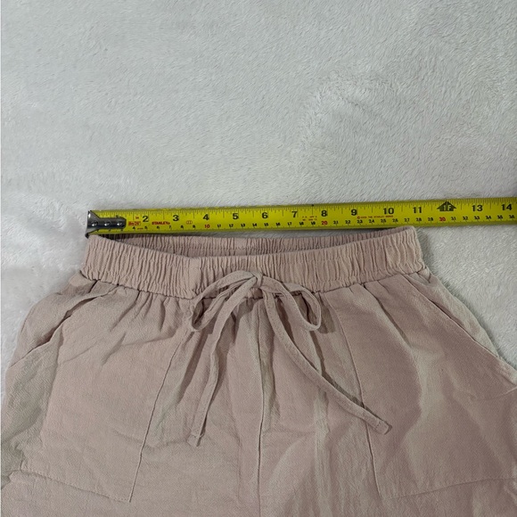 SHIEN Women's Tan Drawstring Shorts - Picture 2 of 5